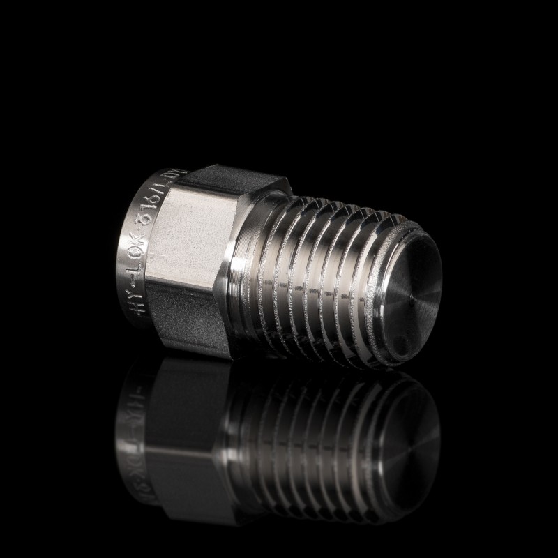 Заглушка из нержавеющей стали с наружной резьбой 1/4