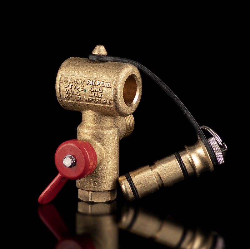 Вентиль заправочный метан EMER VALC470 с обратным клапаном M12*1 Вентиль заправочный метан EMER VALC470 с обратным клапаном M12*1