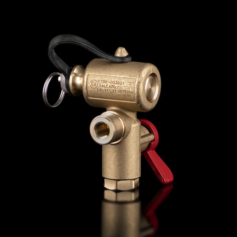 Вентиль заправочный метан EMER VALC470 с обратным клапаном M12*1 Вентиль заправочный метан EMER VALC470 с обратным клапаном M12*1