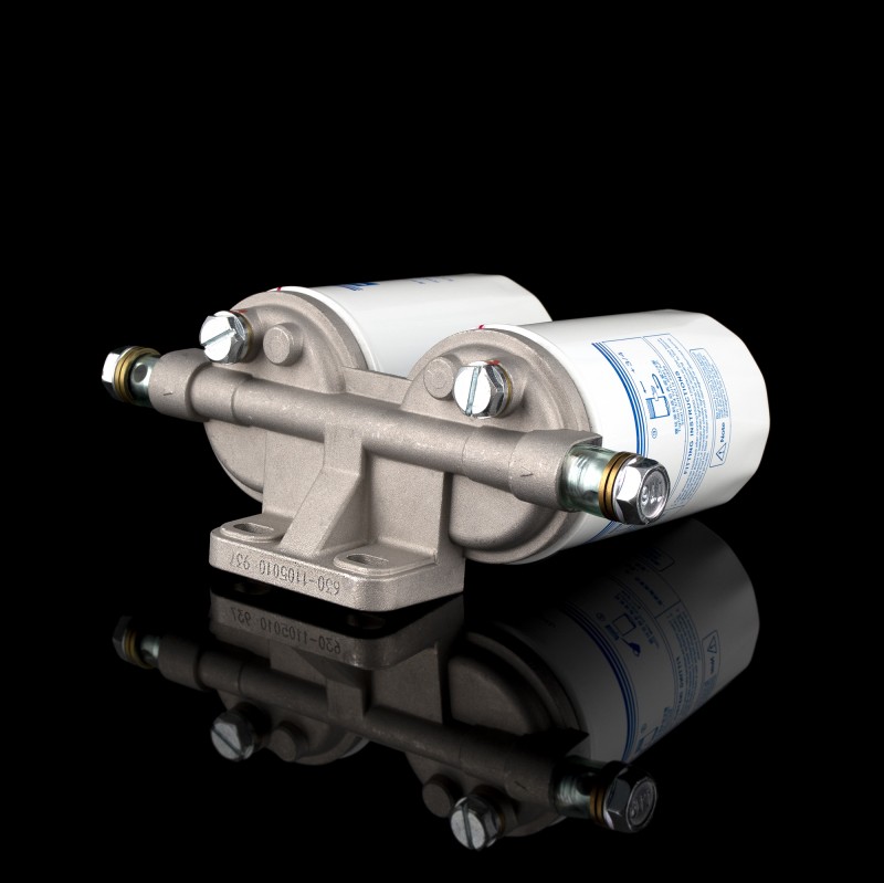 Фильтр топливный в сборе с кронштейном (2 шт. в компл.)  